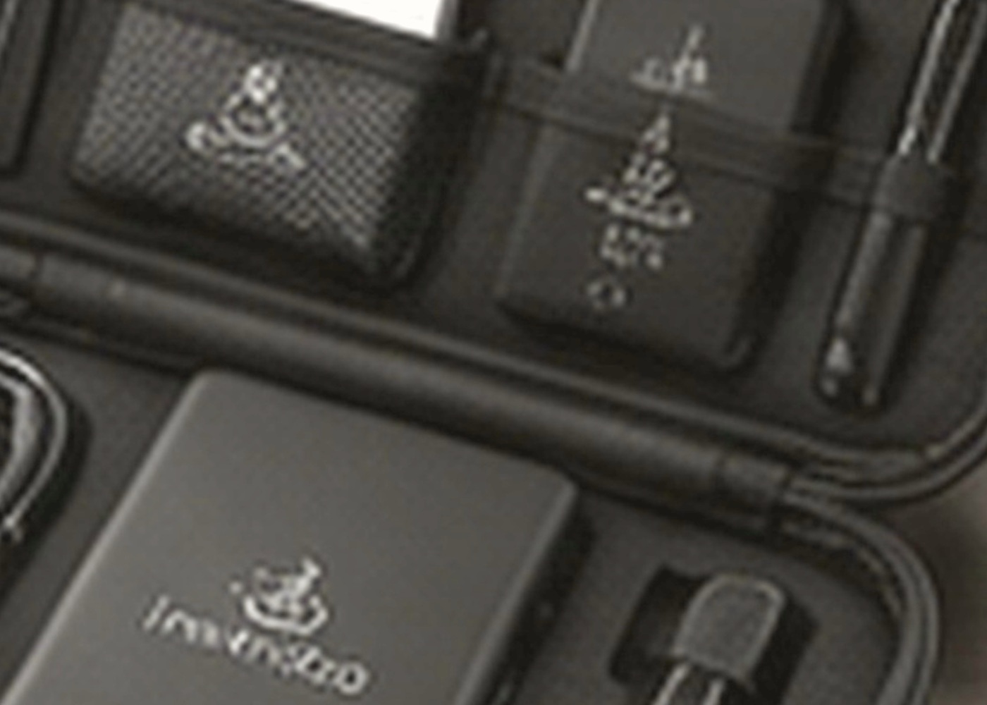 Generic promotional merchandise on a warehouse shelf