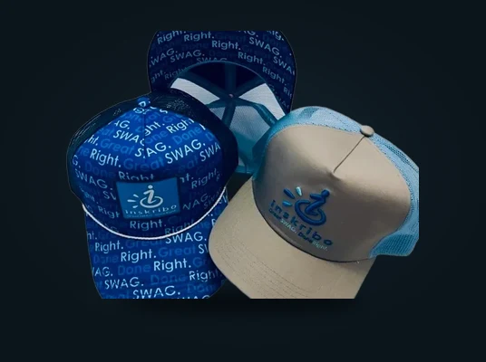 Custom branded headwear